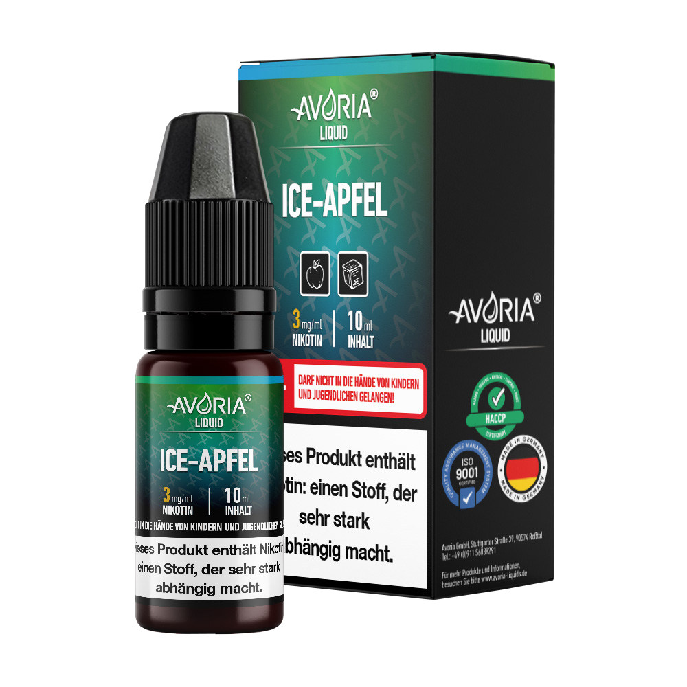 Avoria - Ice Apfel E-Zigaretten Liquid 12 mg/ml