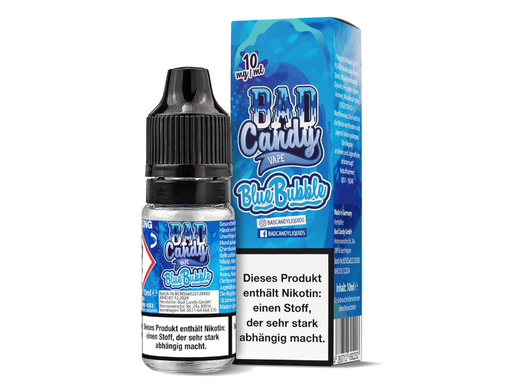 Bad Candy Liquids - Blue Bubble - Nikotinsalz Liquid 10 mg/ml