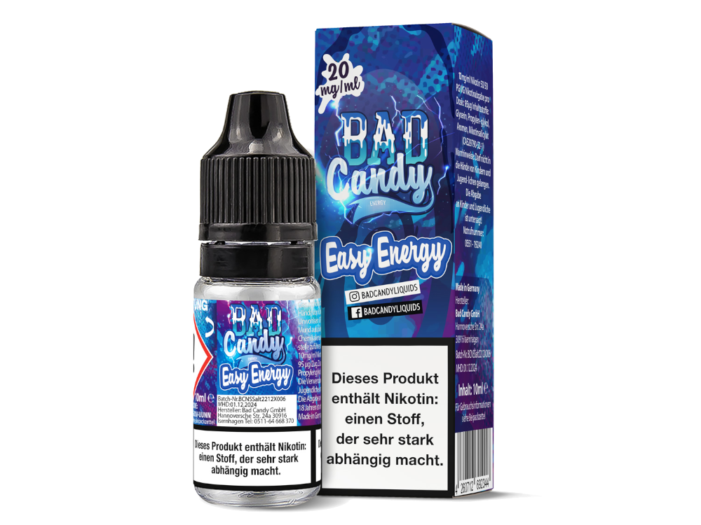 Bad Candy Liquids - Easy Energy - Nikotinsalz Liquid 20 mg/ml