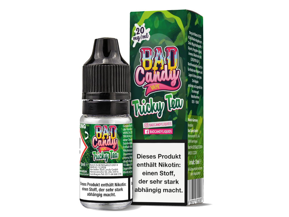 Bad Candy Liquids - Tricky Tea - Nikotinsalz Liquid 20 mg/ml