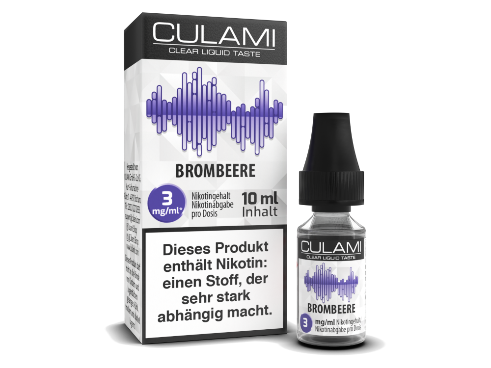 Culami - Brombeere E-Zigaretten Liquid 3 mg/ml
