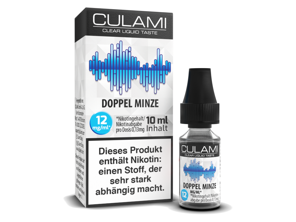 Culami - Doppel Minze E-Zigaretten Liquid 12 mg/ml