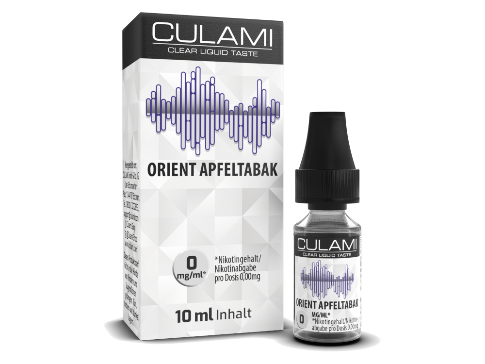 Culami - Orient Apfeltabak E-Zigaretten Liquid 0 mg/ml