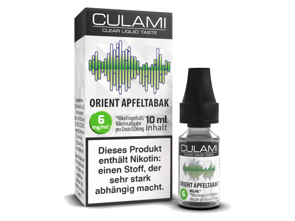 Culami - Orient Apfeltabak E-Zigaretten Liquid 6 mg/ml