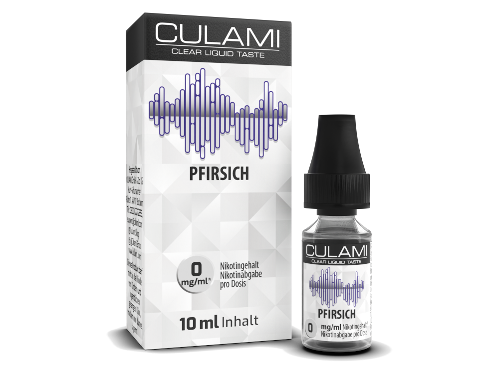 Culami - Pfirsich E-Zigaretten Liquid 0 mg/ml