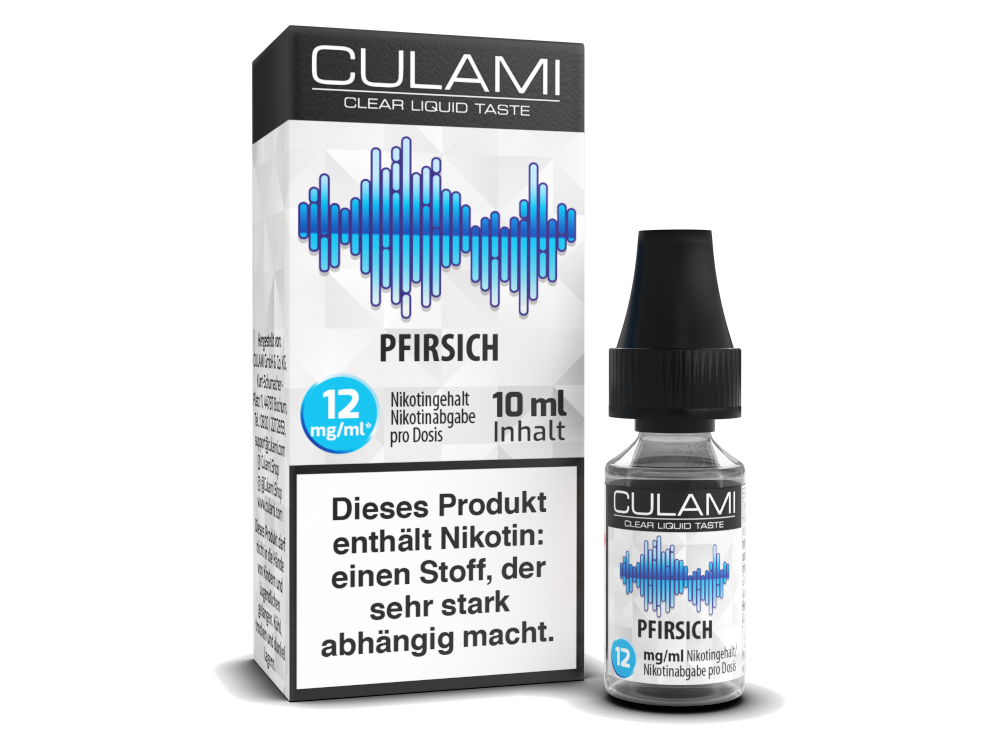 Culami - Pfirsich E-Zigaretten Liquid 12 mg/ml