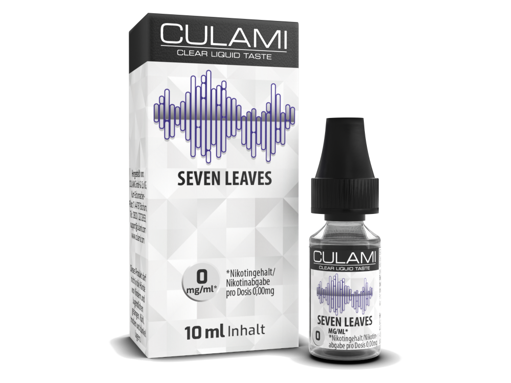 Culami - Seven Leaves E-Zigaretten Liquid 0 mg/ml