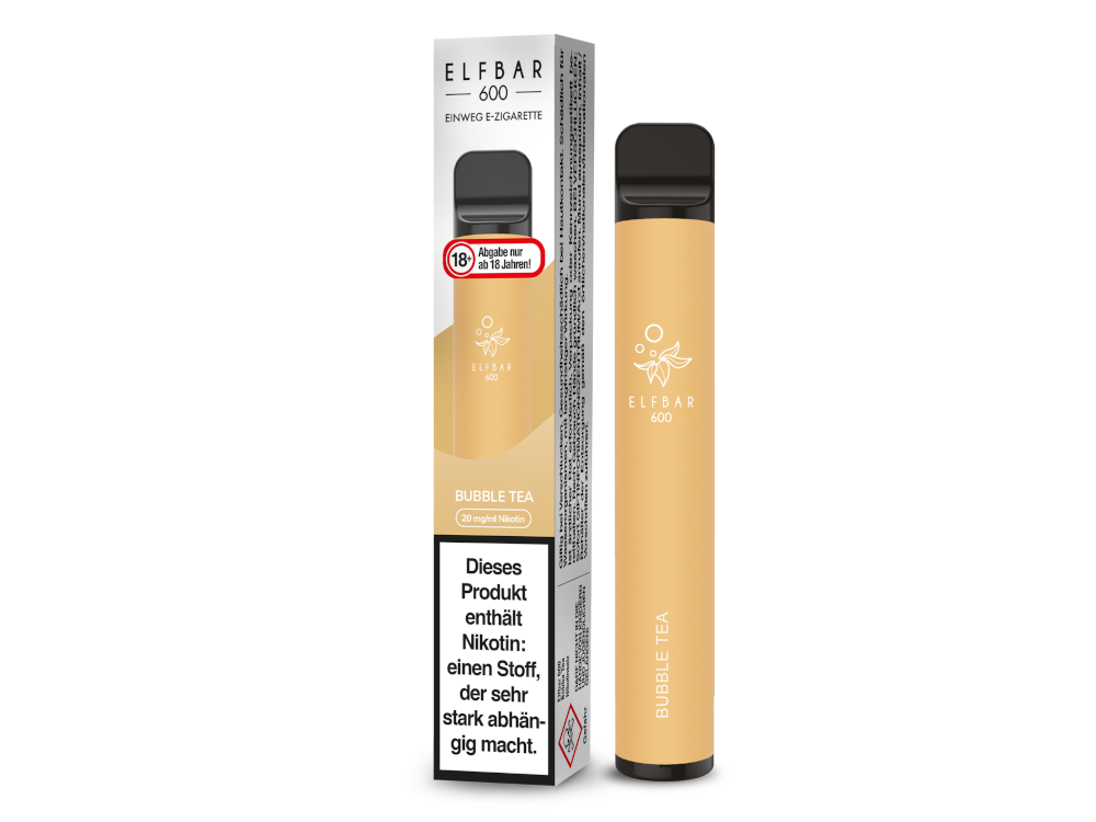 Elfbar - 600 Einweg E-Zigarette - Bubble Tea 20 mg/ml