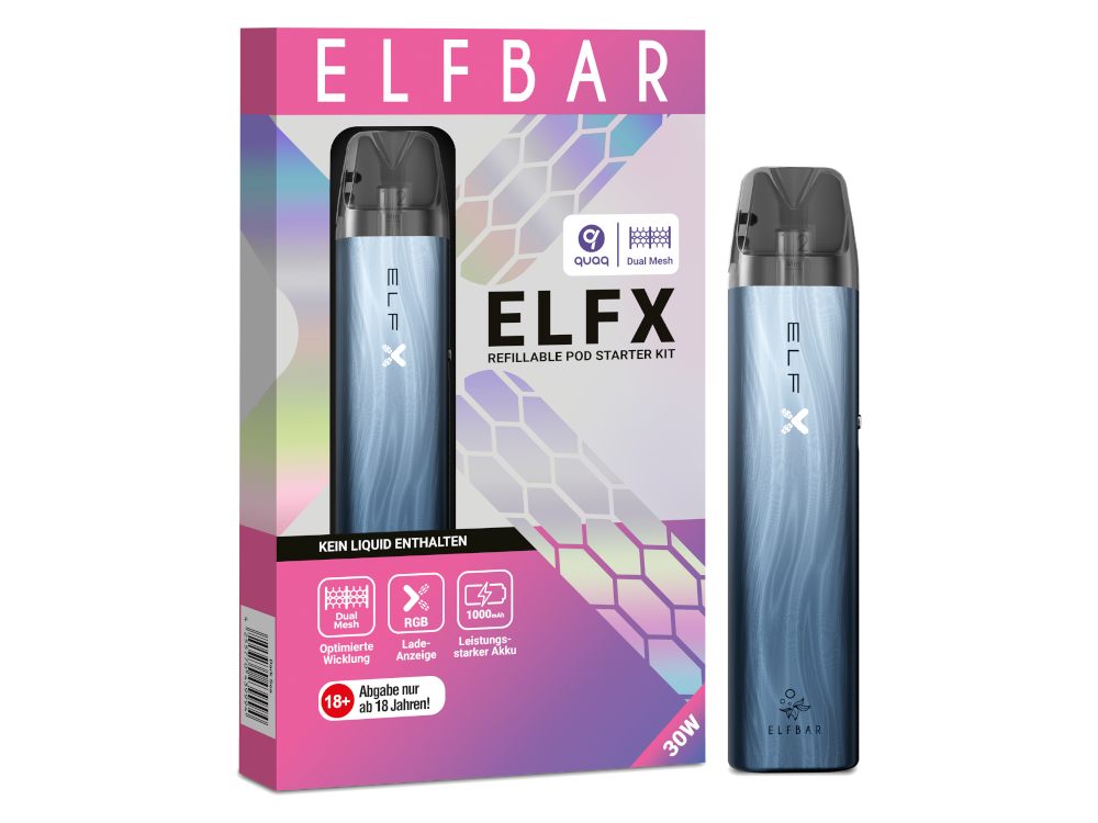 Elfbar - Elfx E-Zigaretten Set blau