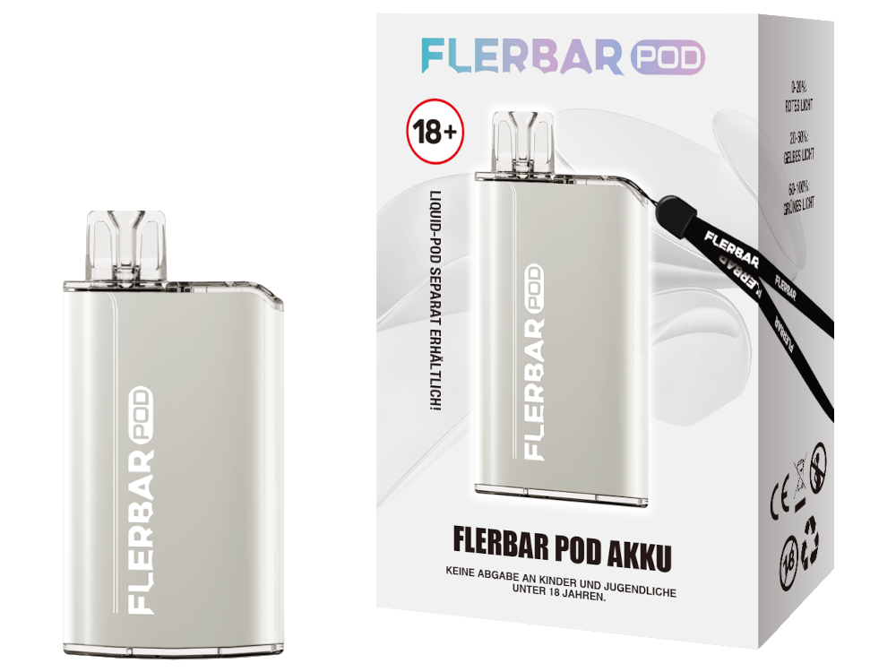 Flerbar - POD Akku 500 mAh grau