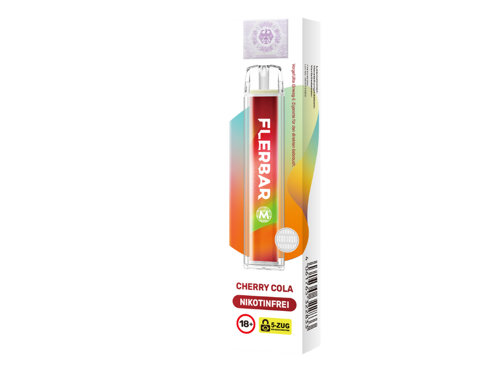 Flerbar - M Einweg E-Zigarette - Cherry Cola 0 mg/ml