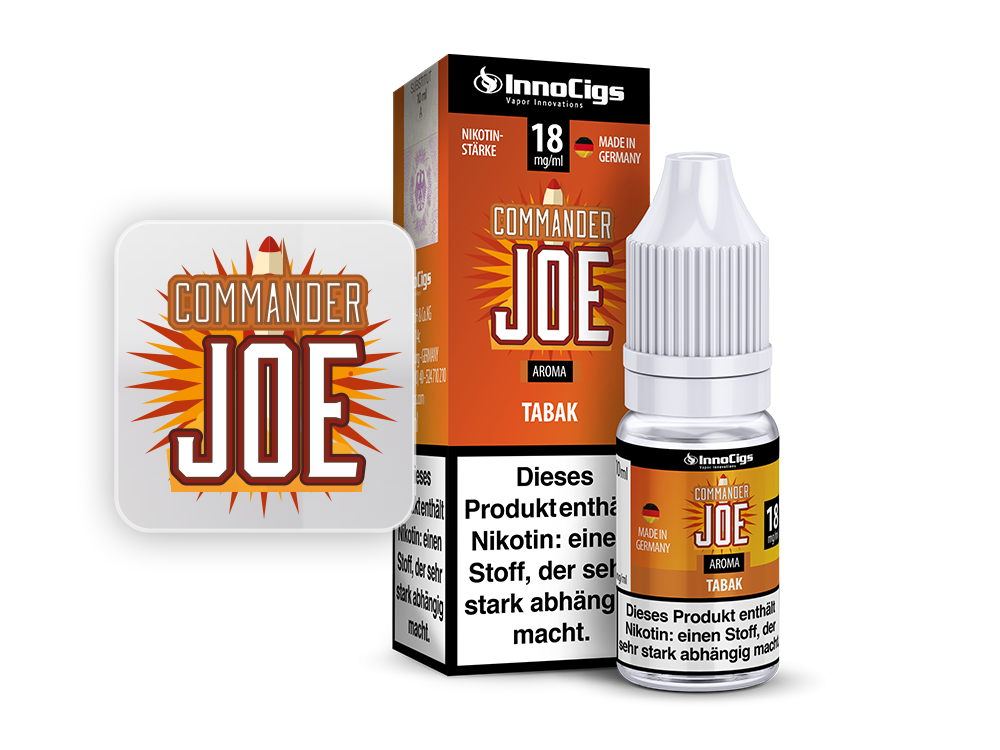 InnoCigs - Commander Joe Tabak Aroma 18 mg/ml