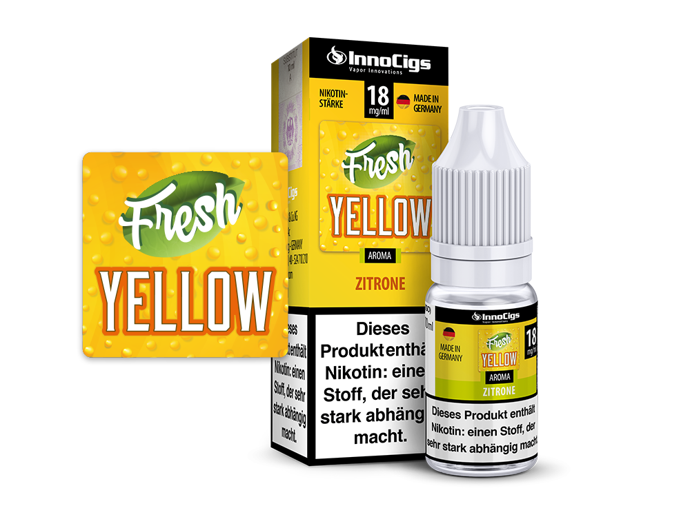 InnoCigs - Fresh Yellow Zitrone Aroma 3 mg/ml
