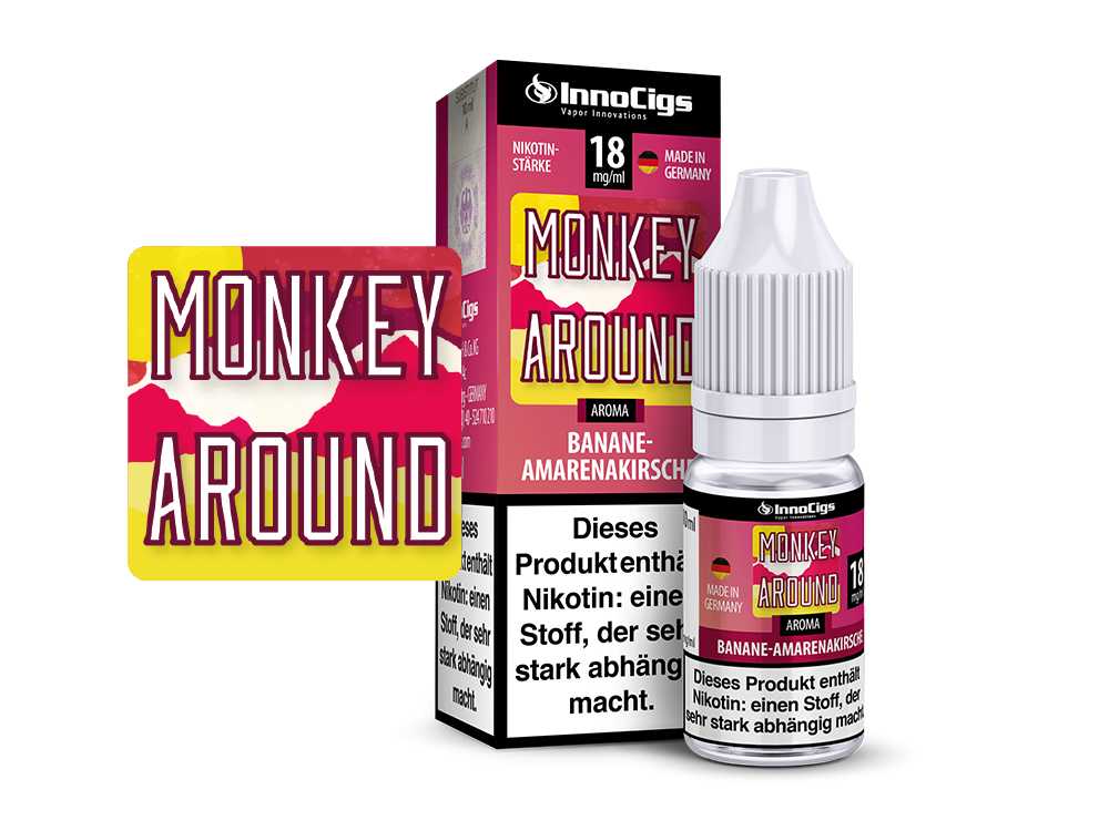 InnoCigs - Monkey Around Bananen-Amarenakirsche Aroma 3 mg/ml