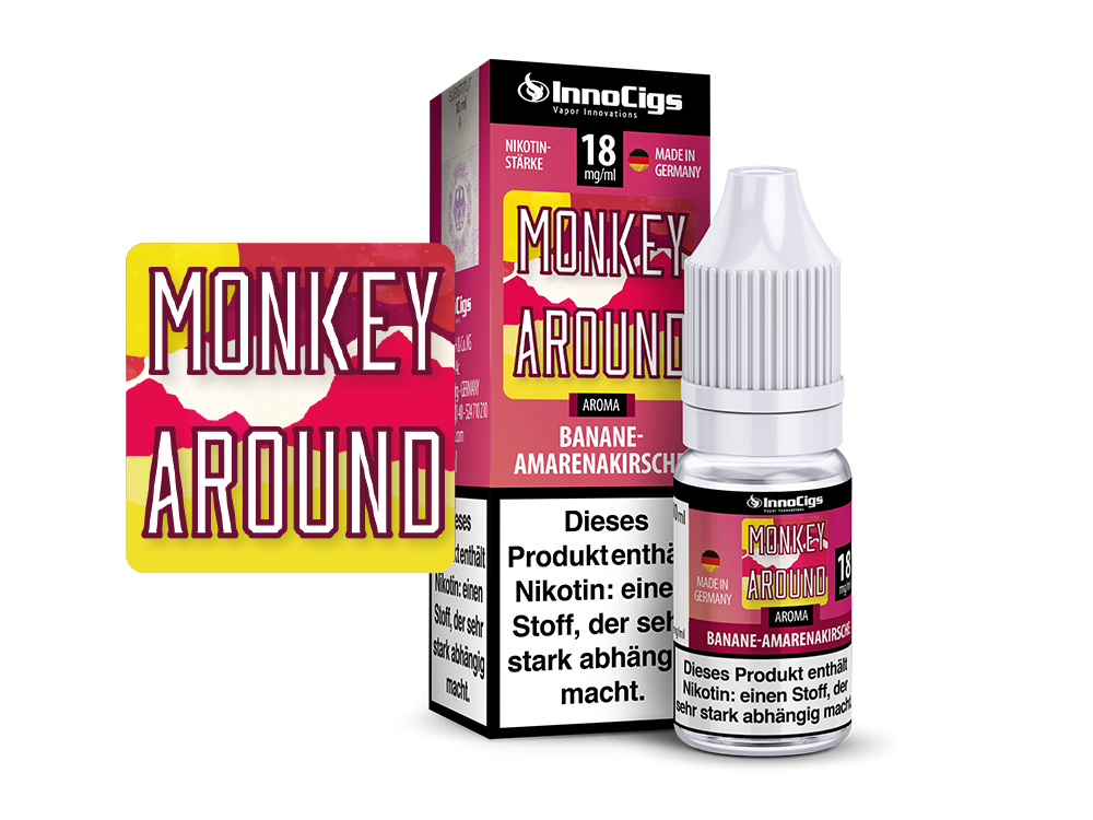 InnoCigs - Monkey Around Bananen-Amarenakirsche Aroma 9 mg/ml