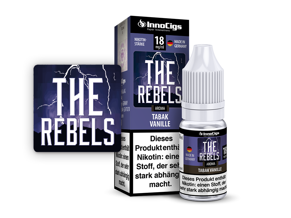 InnoCigs - The Rebels Tabak Vanille Aroma 3 mg/ml