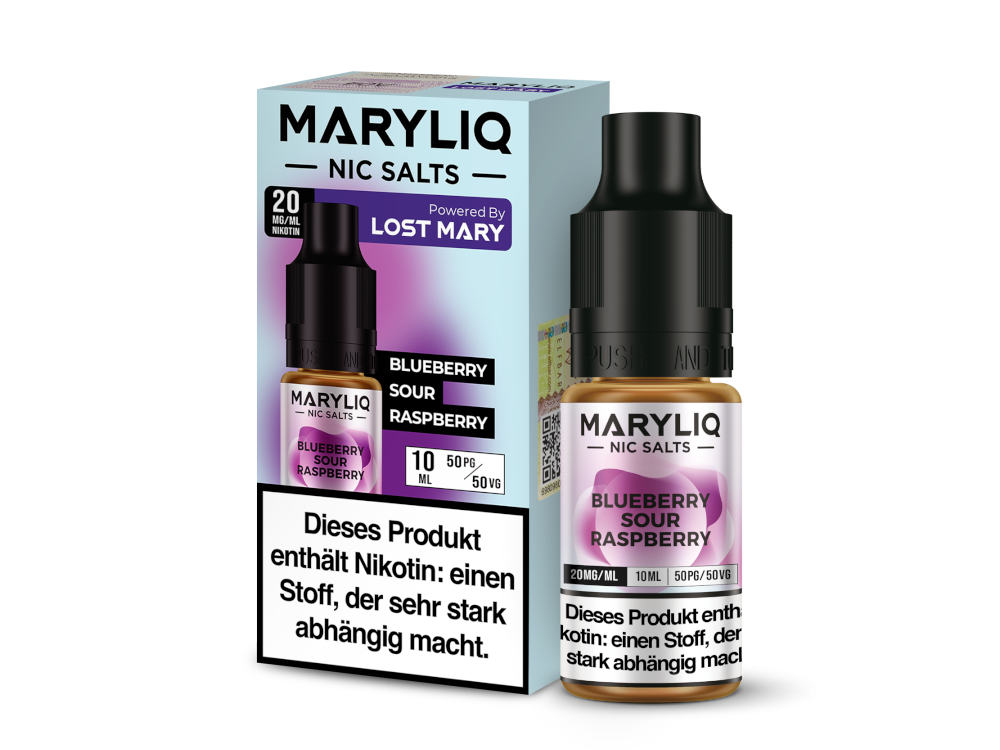 MARYLIQ - Blueberry Sour Raspberry - Nikotinsalz Liquid 20 mg/ml