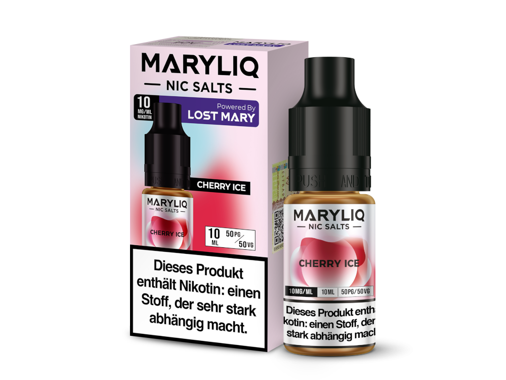 MARYLIQ - Cherry Ice - Nikotinsalz Liquid 10 mg/ml