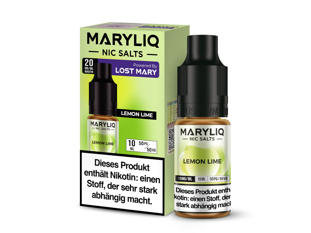 MARYLIQ - Lemon Lime - Nikotinsalz Liquid 20 mg/ml