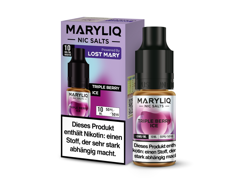 MARYLIQ - Triple Berry Ice - Nikotinsalz Liquid 10 mg/ml