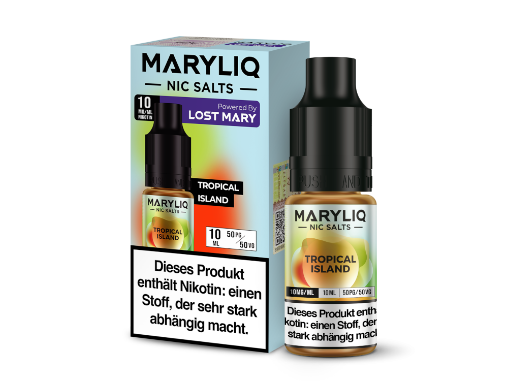 MARYLIQ - Tropical Island - Nikotinsalz Liquid 10 mg/ml