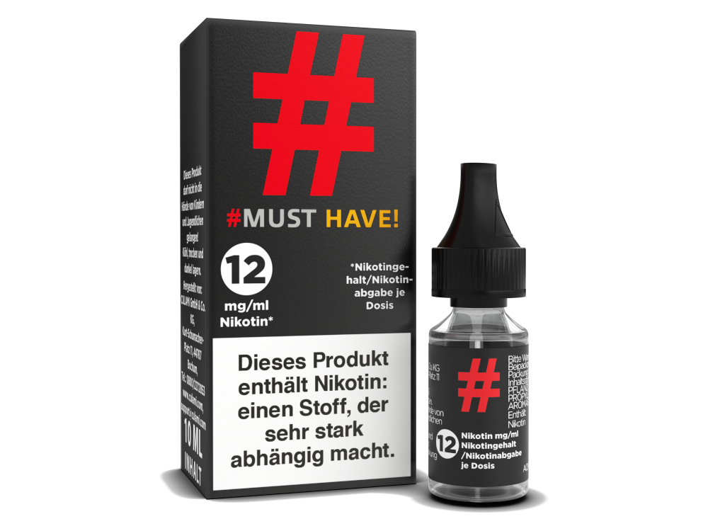 Must Have - # - E-Zigaretten Liquid 12 mg/ml