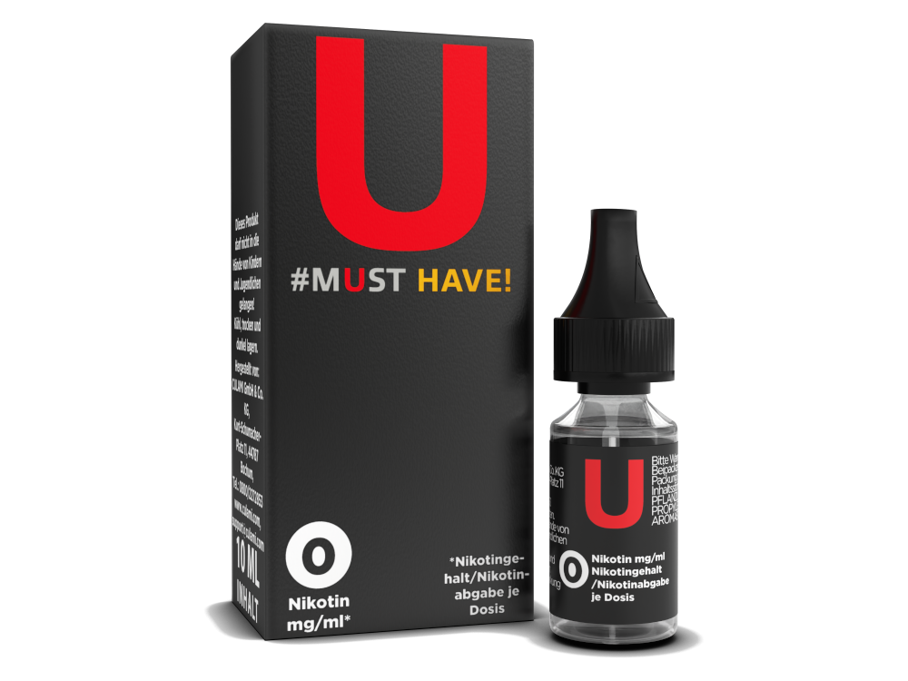 Must Have - U - E-Zigaretten Liquid 0 mg/ml