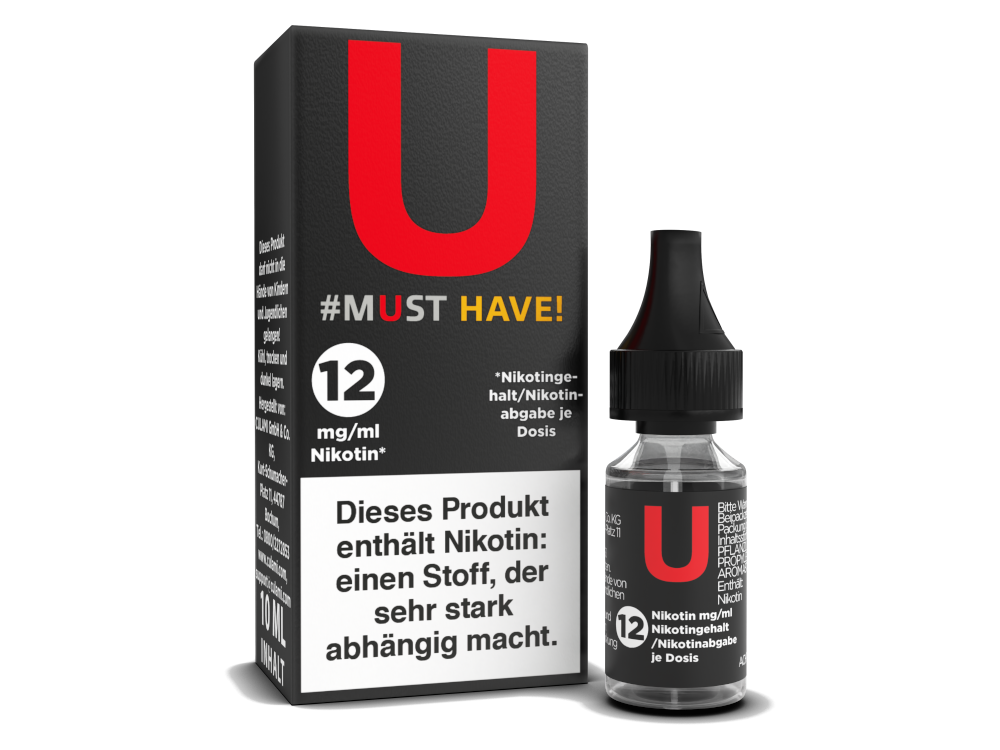 Must Have - U - E-Zigaretten Liquid 12 mg/ml