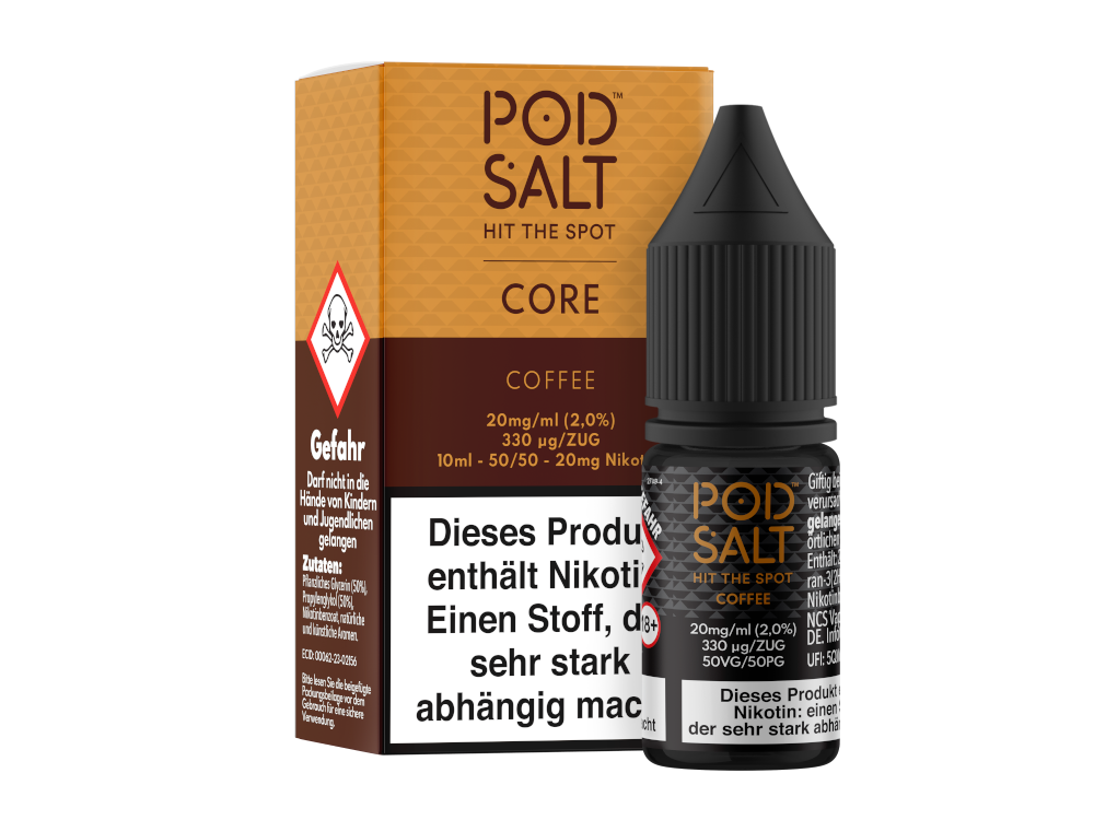 Pod Salt Core - Coffee - Nikotinsalz Liquid 20 mg/ml