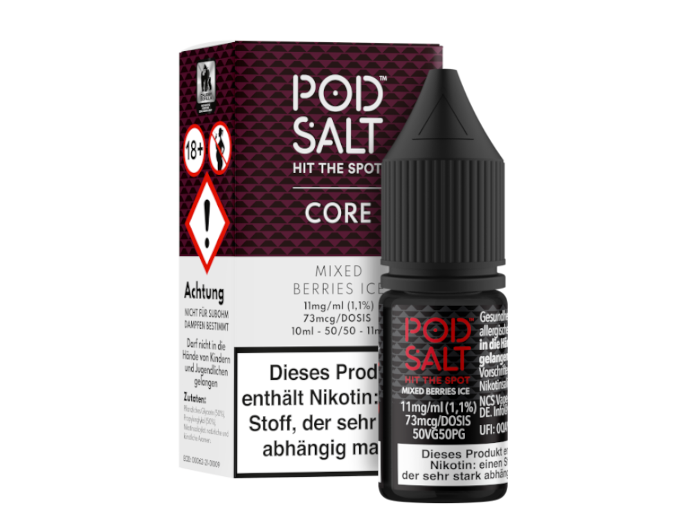 Pod Salt Core - Mixed Berries Ice - Nikotinsalz Liquid 11 mg/ml