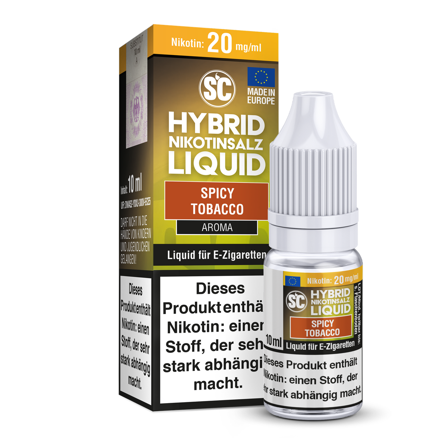 SC - Spicy Tobacco - Hybrid Nikotinsalz Liquid 10 mg/ml