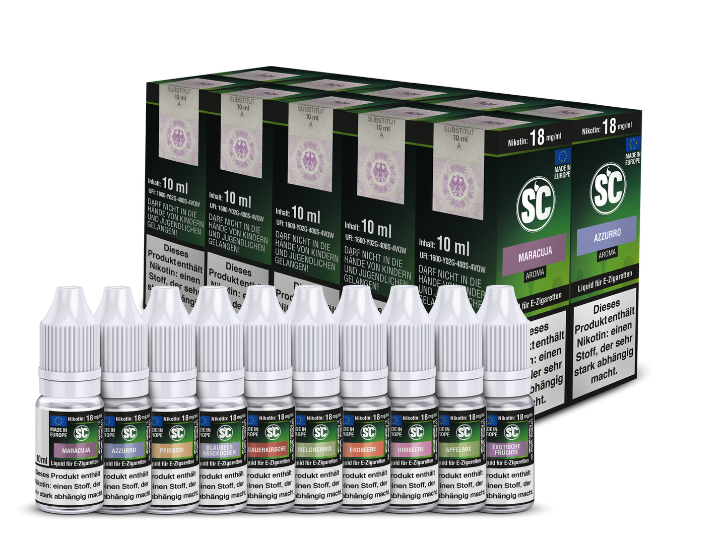 SC Liquid - Fruit Probierbox 3 mg/ml