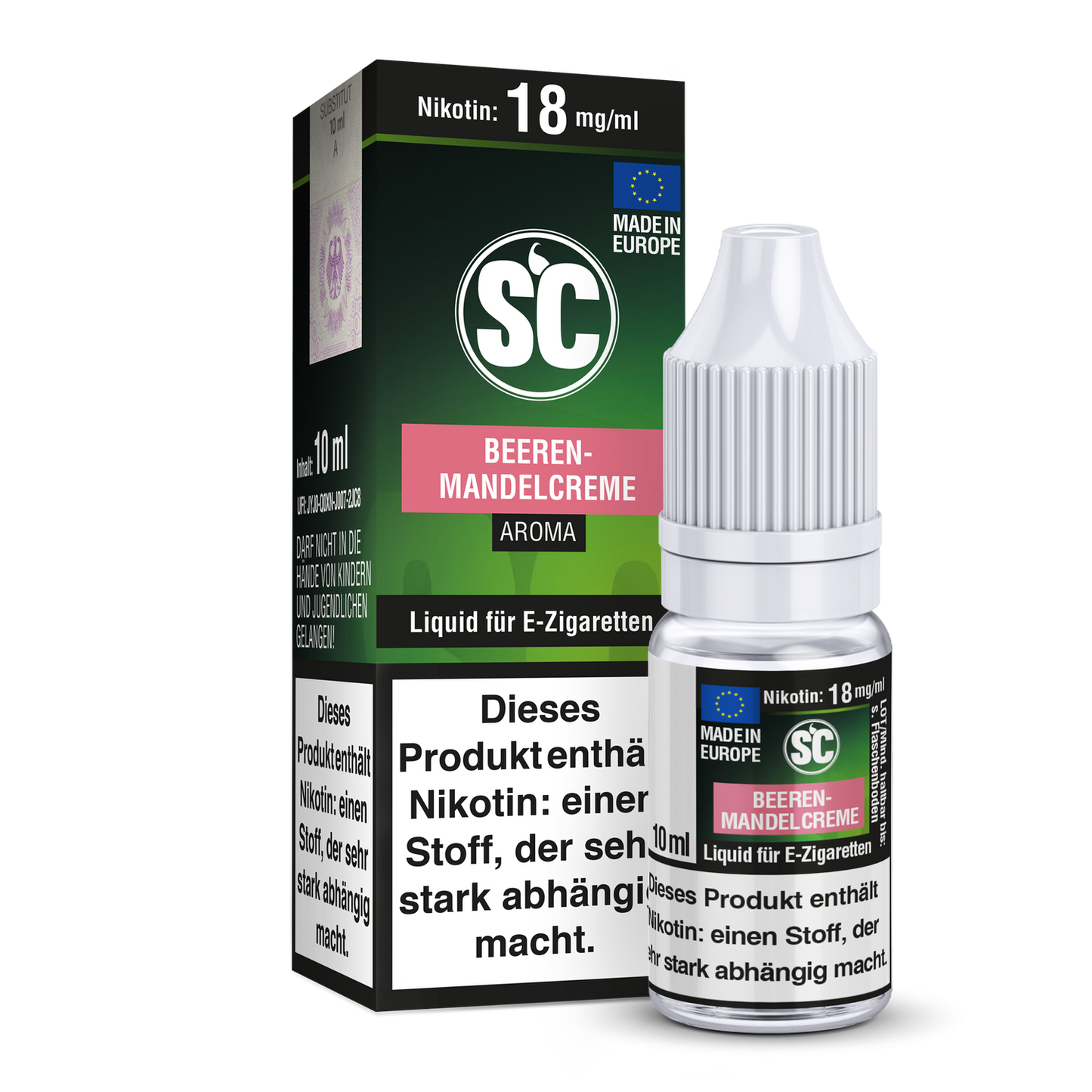 SC Liquid - Beeren-Mandelcreme 3 mg/ml