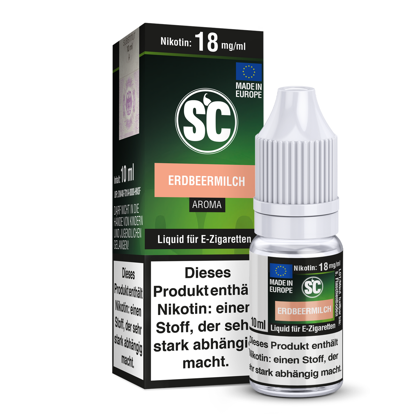 SC Liquid - Erdbeermilch 3 mg/ml