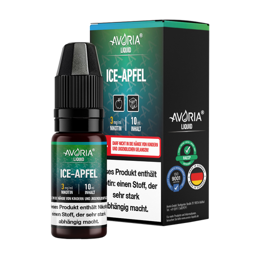 Avoria - Ice Apfel E-Zigaretten Liquid 12 mg/ml