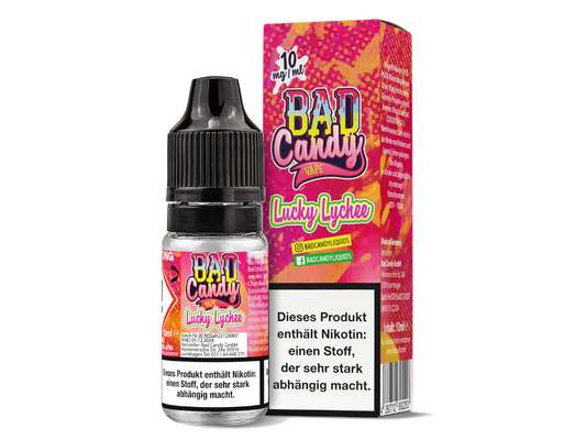 Bad Candy Liquids - Lucky Lychee - Nikotinsalz Liquid 10 mg/ml