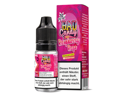 Bad Candy Liquids - Raspberry Rage - Nikotinsalz Liquid 10 mg/ml