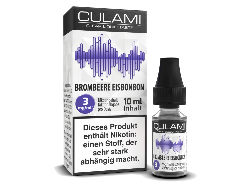 Culami - Brombeere Eisbonbon E-Zigaretten Liquid 3 mg/ml
