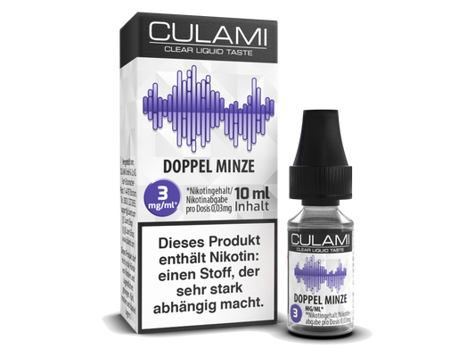 Culami - Doppel Minze E-Zigaretten Liquid 3 mg/ml