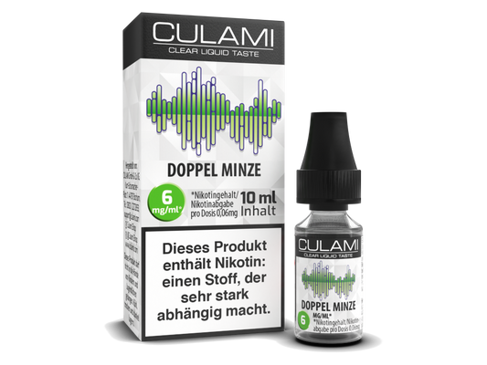 Culami - Doppel Minze E-Zigaretten Liquid 6 mg/ml