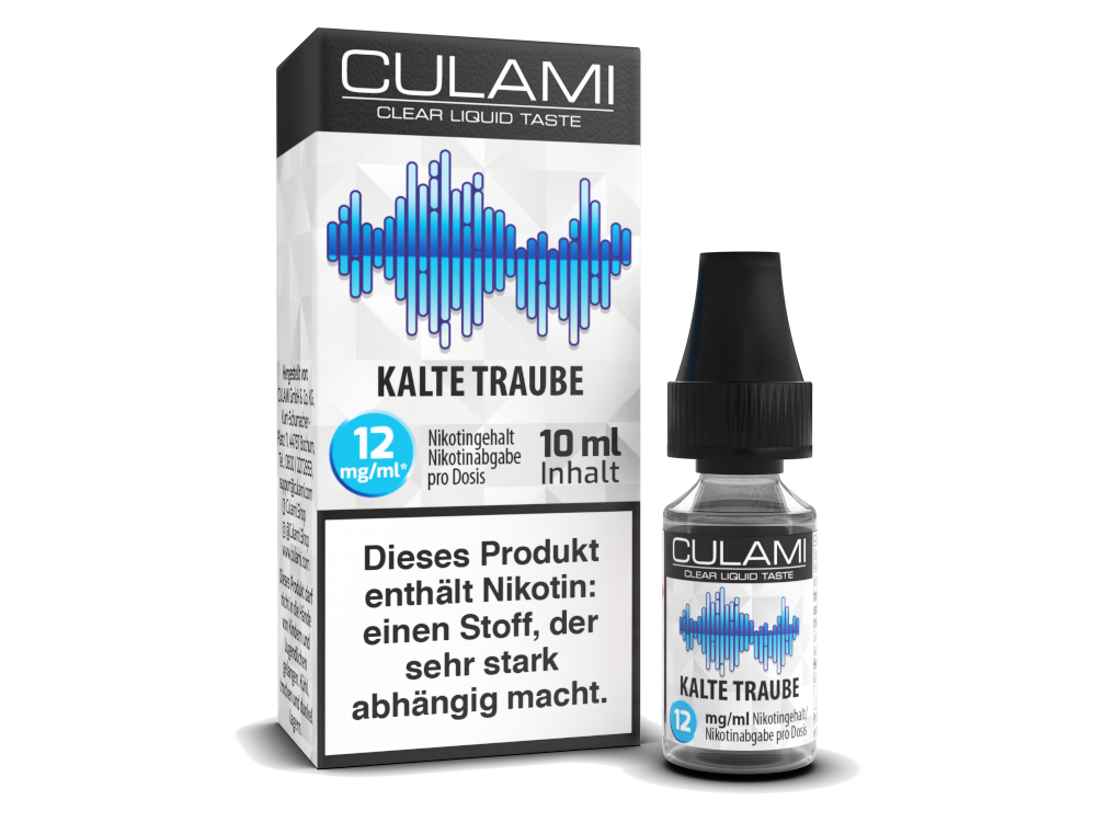 Culami - Kalte Traube E-Zigaretten Liquid 12 mg/ml