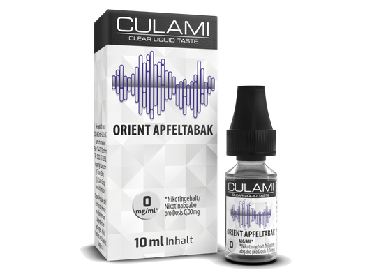 Culami - Orient Apfeltabak E-Zigaretten Liquid 0 mg/ml