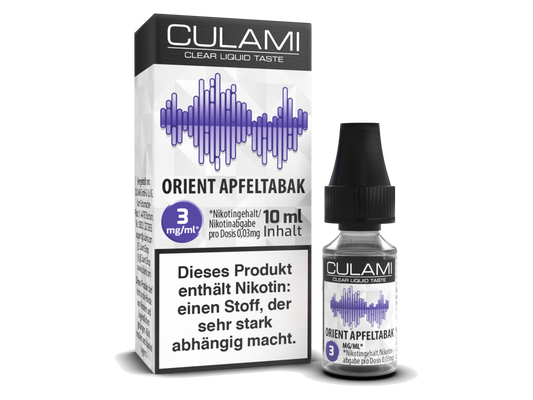 Culami - Orient Apfeltabak E-Zigaretten Liquid 3 mg/ml