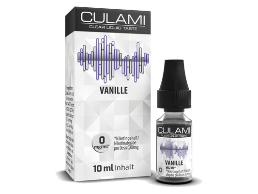 Culami - Vanille E-Zigaretten Liquid 0 mg/ml