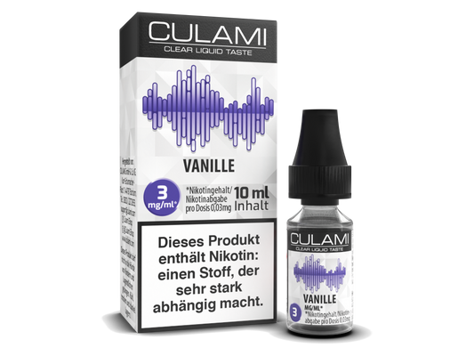 Culami - Vanille E-Zigaretten Liquid 3 mg/ml