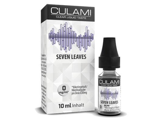 Culami - Seven Leaves E-Zigaretten Liquid 0 mg/ml