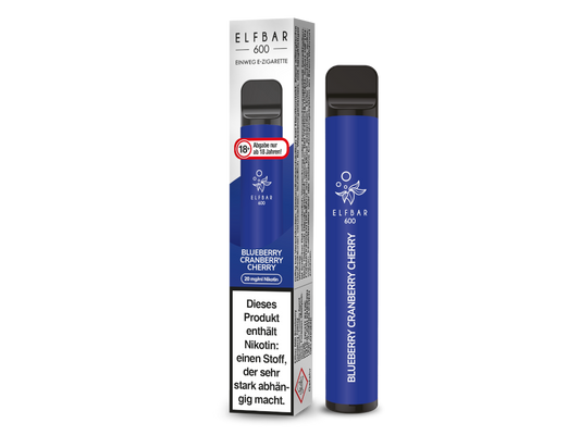 Elfbar - 600 Einweg E-Zigarette - Blueberry Cranberry Cherry 20 mg/ml