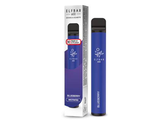 Elfbar - 600 Einweg E-Zigarette - Blueberry 0 mg/ml
