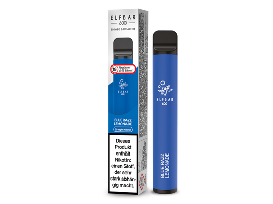 Elfbar - 600 Einweg E-Zigarette - Blue Razz Lemonade 20 mg/ml