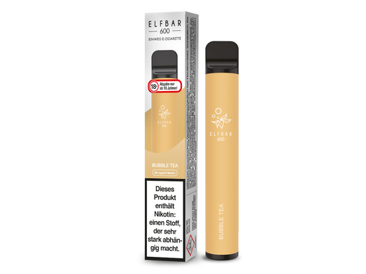Elfbar - 600 Einweg E-Zigarette - Bubble Tea 20 mg/ml
